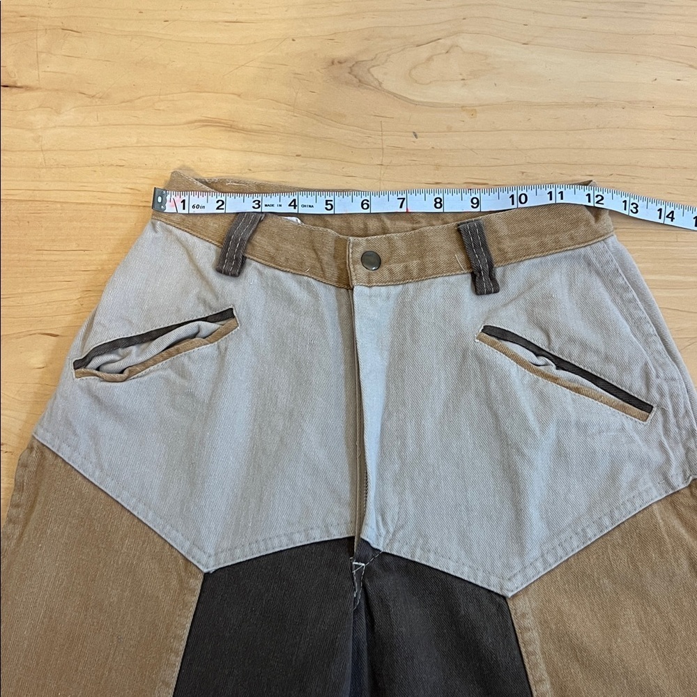 Colorblock Wide-Leg Pants - Picture 3 of 6